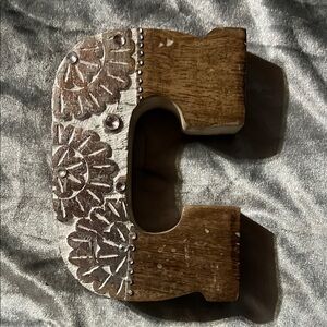 Decorative Wooden Letter C